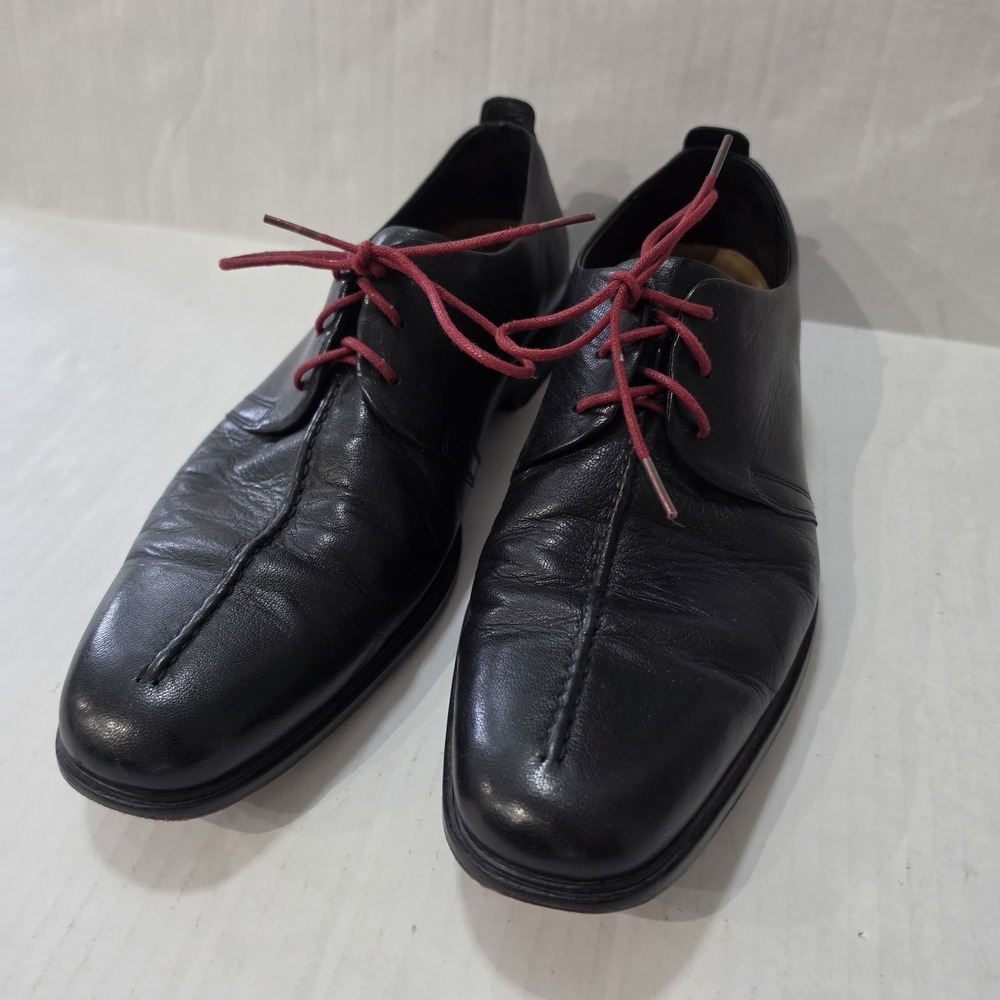 Cole Haan Beckett Black Leather Oxford Dress Shoes Men's Size 12 M C06399